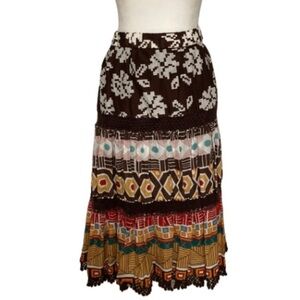 EUC Vintage ECI New York Midi Crochet Skirt  Size 14